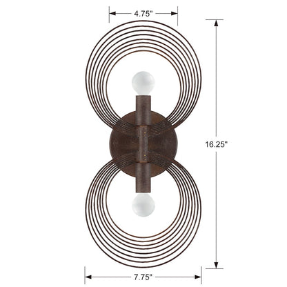 Doral 2 Light Wall Mount