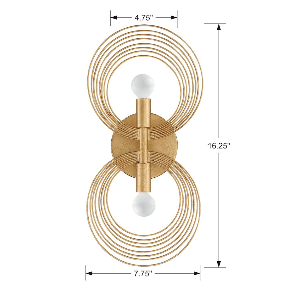 Doral 2 Light Wall Mount