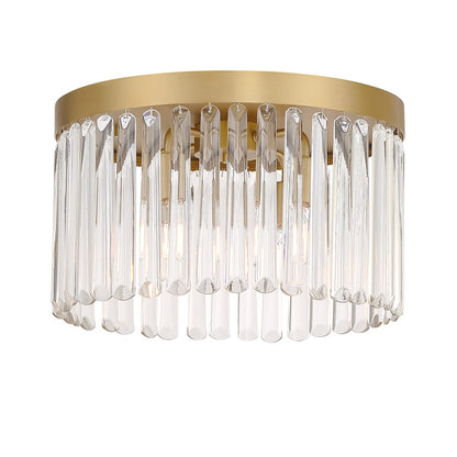 Crystorama Emory 4 Light Flush Mount, Modern Gold - EMO-5400-MG