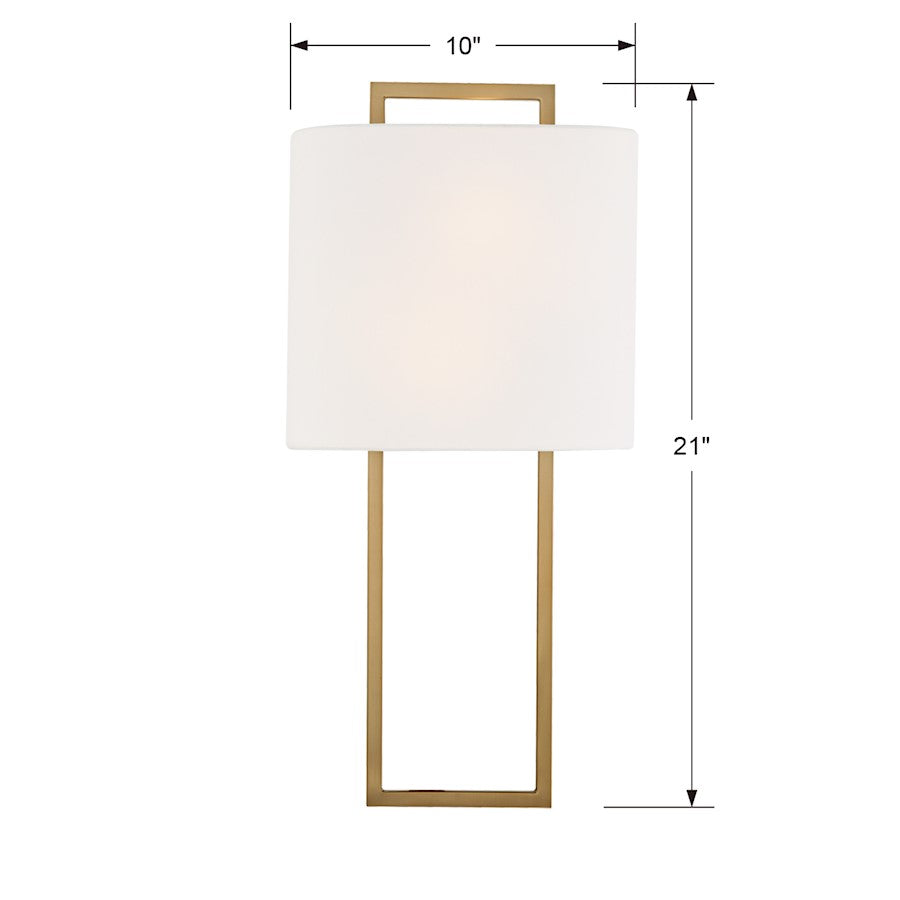 2 Light Wall Sconce