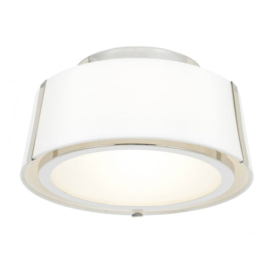 Crystorama Fulton Ceiling Mount, Polished Nickel