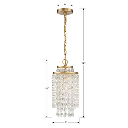 1 Light Mini Chandelier