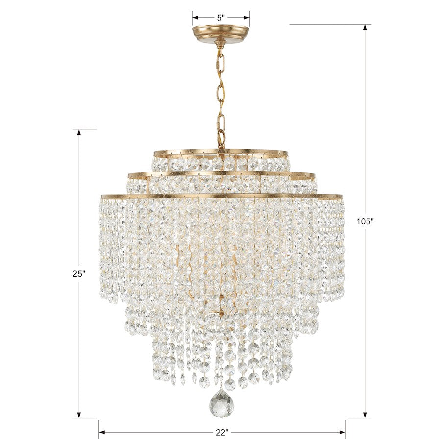 6 Light Chandelier