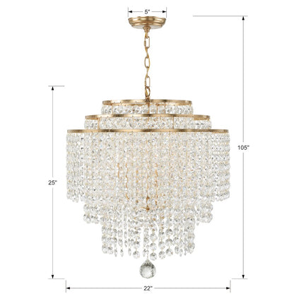 6 Light Chandelier