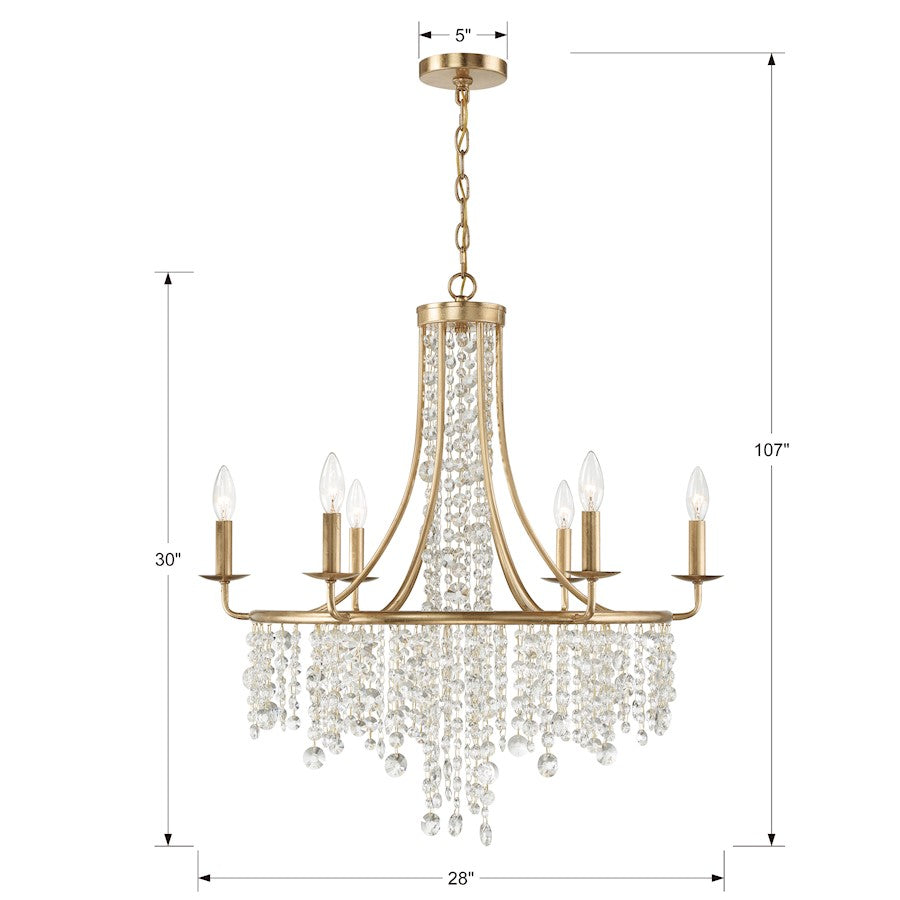 6 Light Chandelier