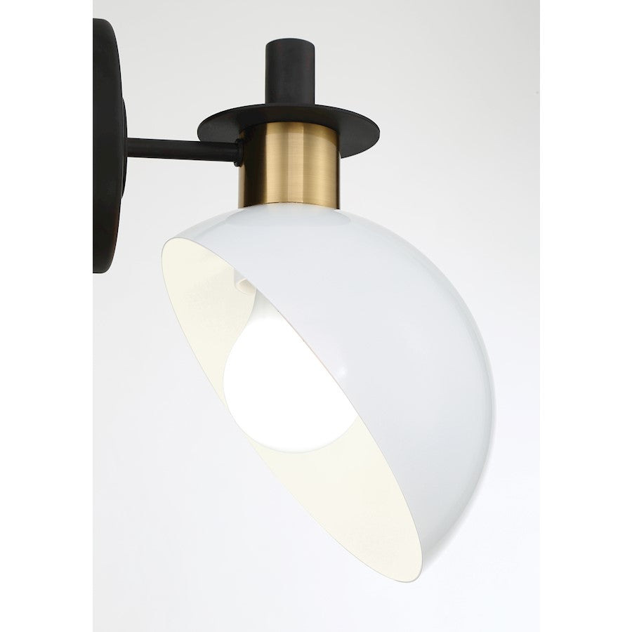 Gigi 1 Light Wall Sconce, White