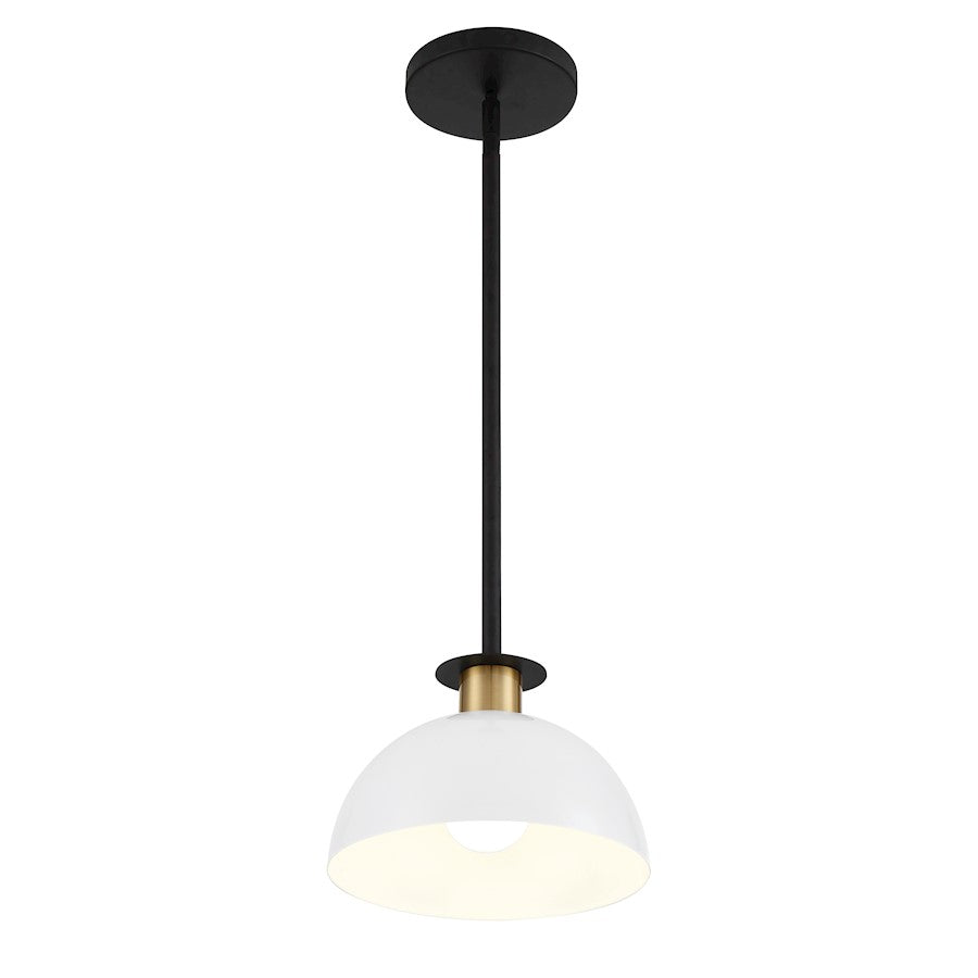 1 Light Pendant, White