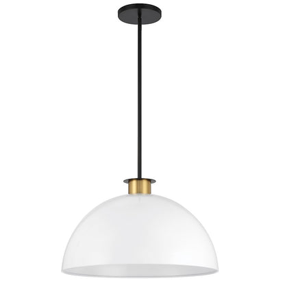 1 Light Pendant, Black
