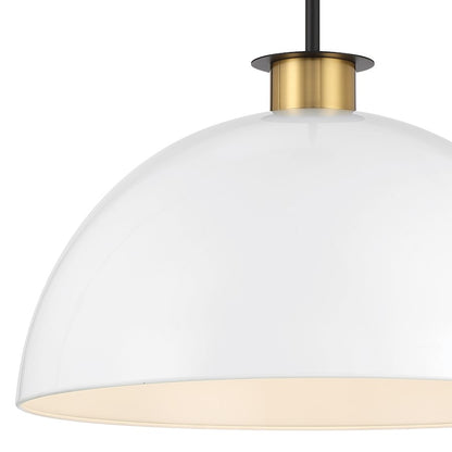 1 Light Pendant, Black