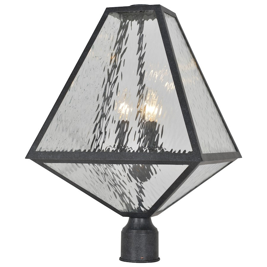 Crystorama Brian Patrick Flynn for Glacier Outdoor 3 Light Post