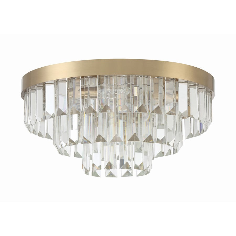 Crystorama Hayes 8 Light Flush Mount