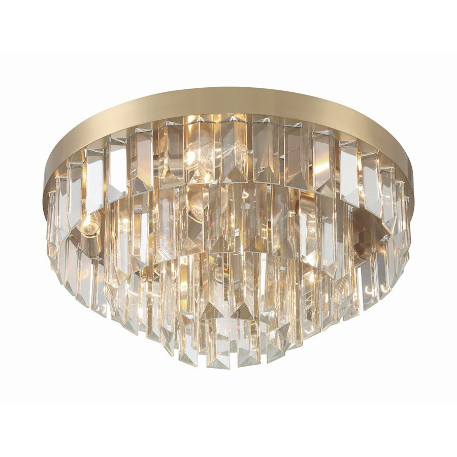 Crystorama Hayes 8 Light Flush Mount