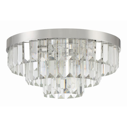 Crystorama Hayes 8 Light Flush Mount