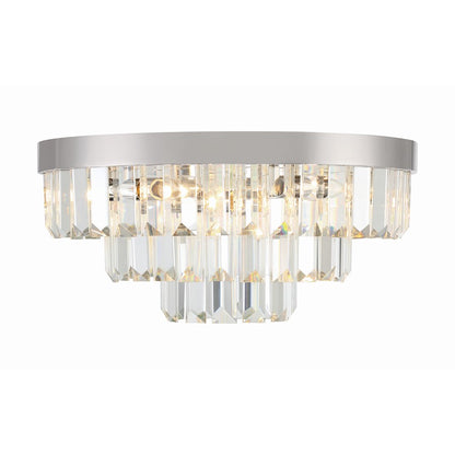 Crystorama Hayes 8 Light Flush Mount