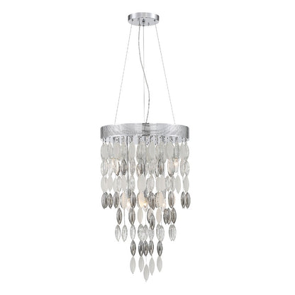 Crystorama Hudson 6 Light Chandelier, Chrome - HUD-A2216-CH