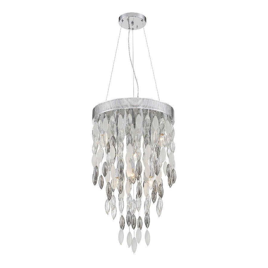 Hudson Chandelier, Chrome