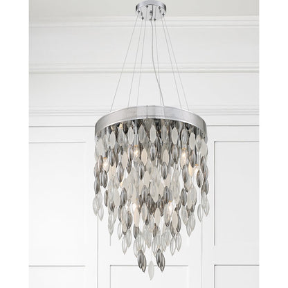 Hudson Chandelier, Chrome