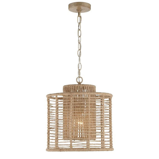 Crystorama Jayna 1 Light Pendant, Burnished Silver - JAY-A5001-BS