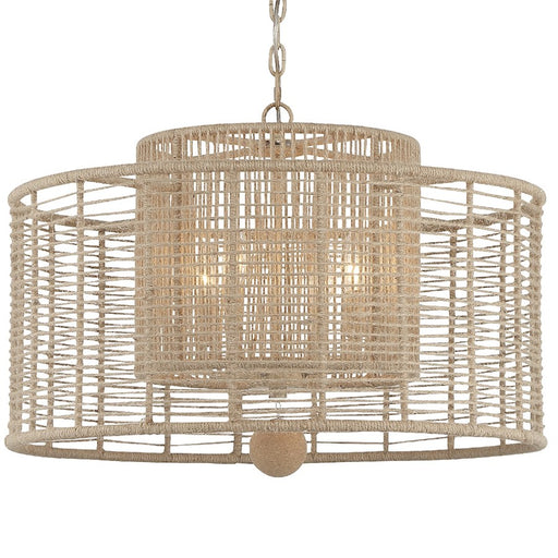 Crystorama Jayna 4 Light Chandelier, Burnished Silver - JAY-A5004-BS