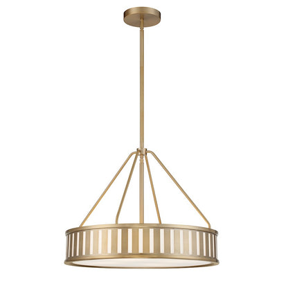 Crystorama Kendal 4 Light Pendant, Vibrant Gold - KEN-8304-VG