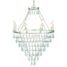 Crystorama Lucille 8 Light Chandelier, Antique Silver - LUC-A9068-SA