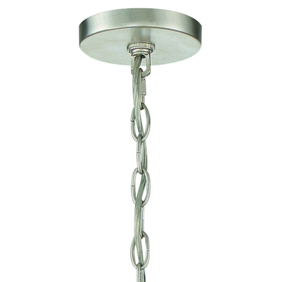 Lucille Chandelier, Antique Silver