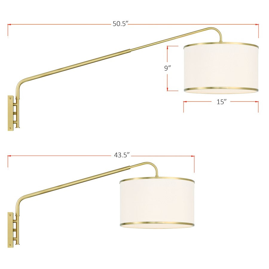 1 Light Task Wall Sconce