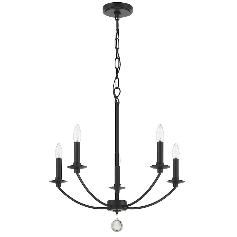 Mila Chandelier, Black