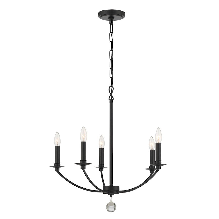 Mila Chandelier, Black