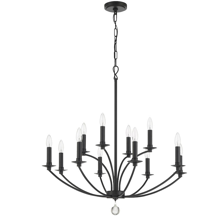 Mila Chandelier, Black