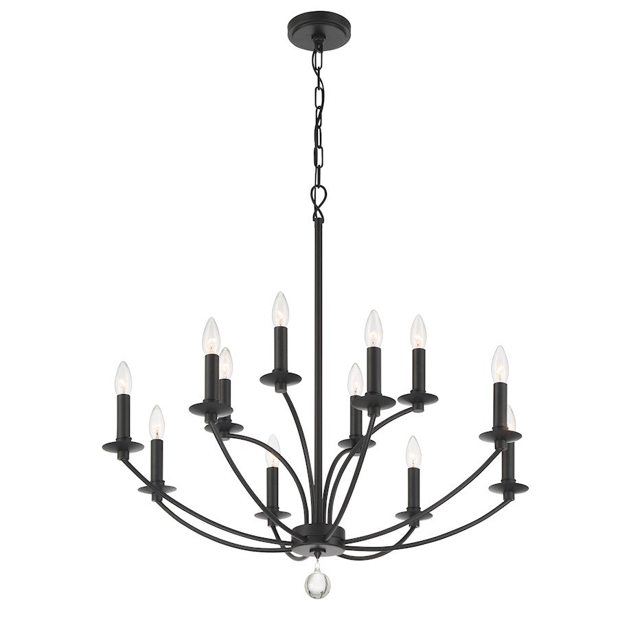 Mila Chandelier, Black