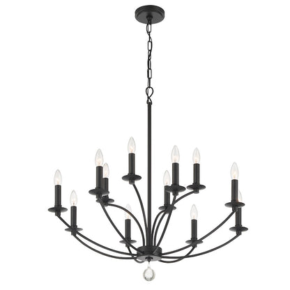 Mila Chandelier, Black