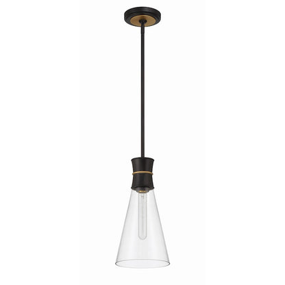 1 Light Mini Pendant, Black