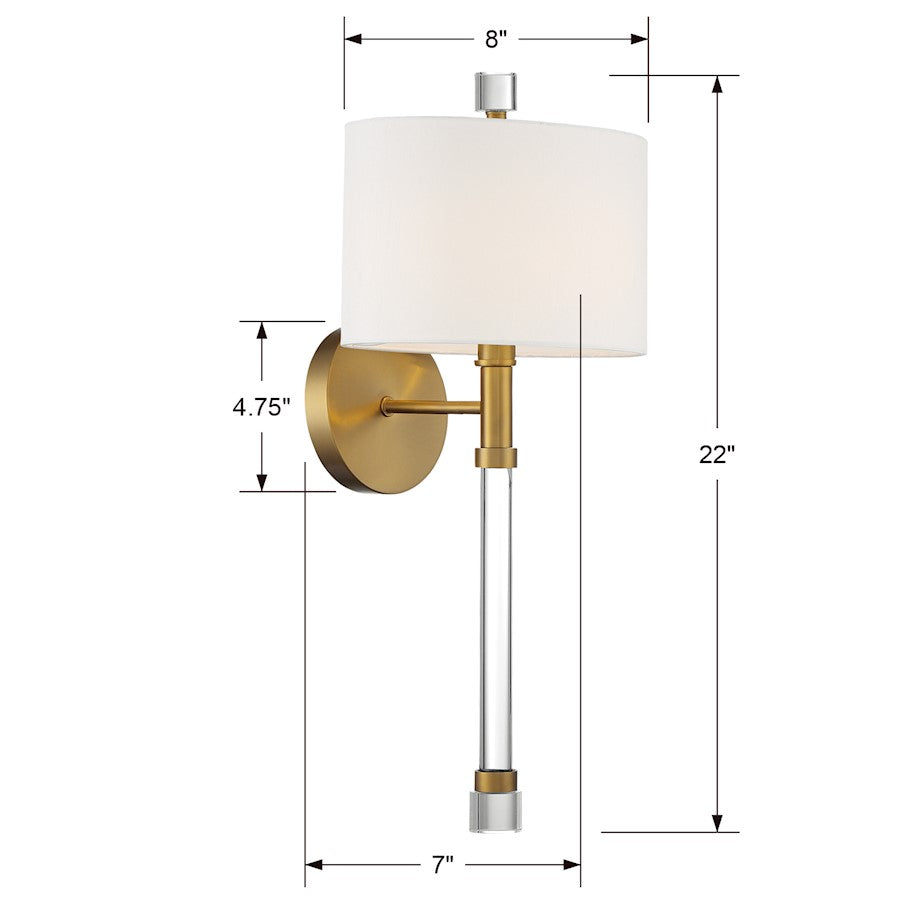 1 Light Wall Sconce