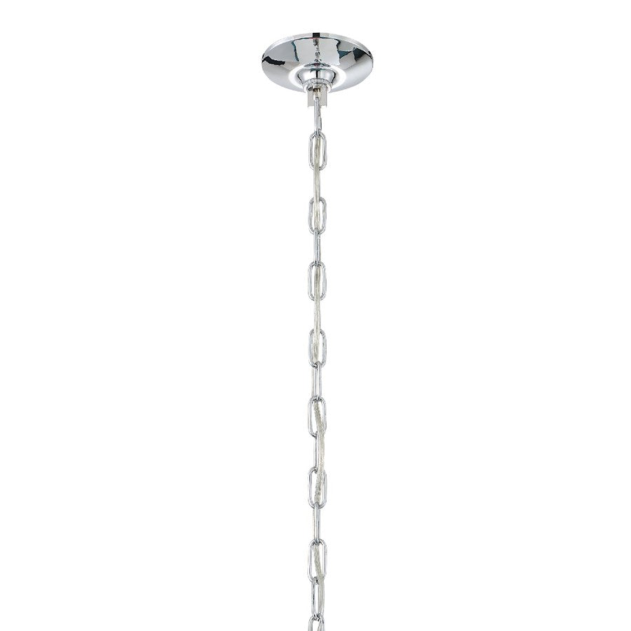 9 Light Chandelier, Chrome