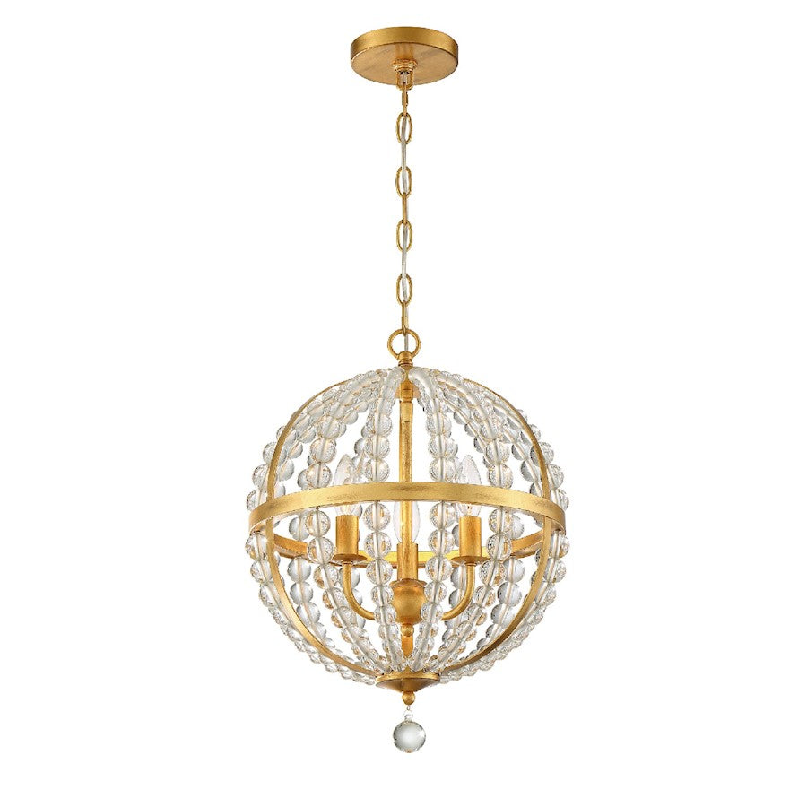 Roxy Chandelier, Antique Gold