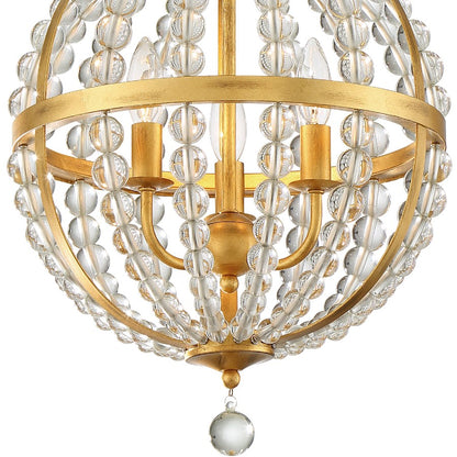 Roxy Chandelier, Antique Gold