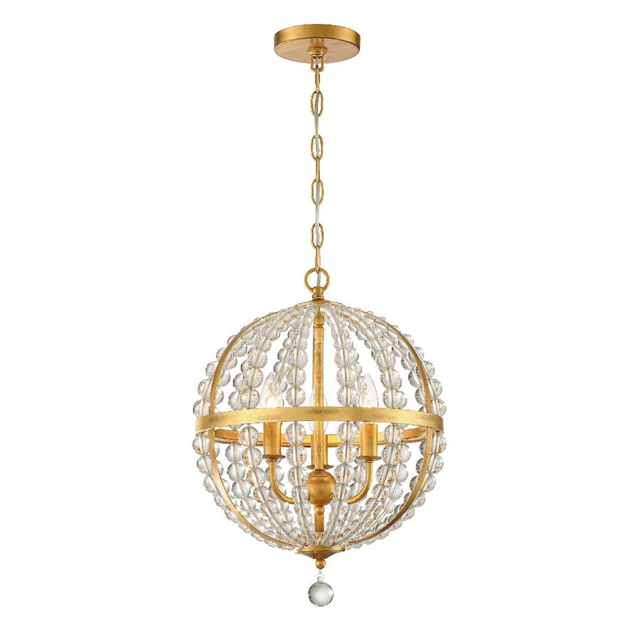 Roxy Chandelier, Antique Gold