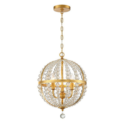 Roxy Chandelier, Antique Gold