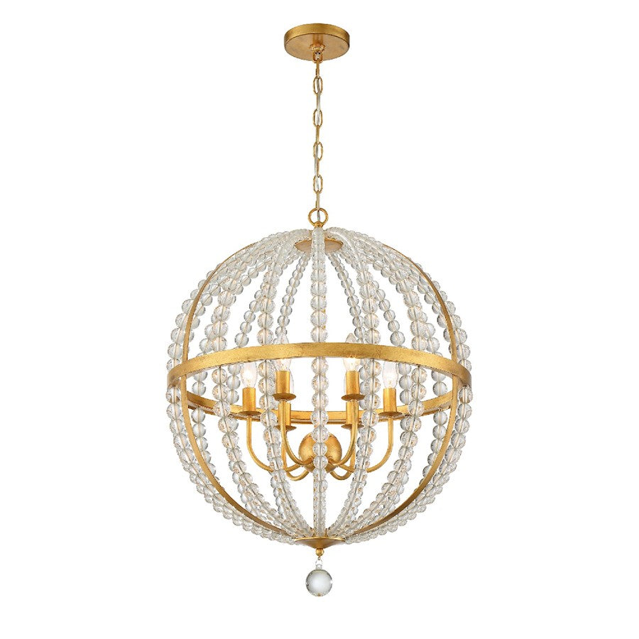 Roxy Chandelier, Antique Gold