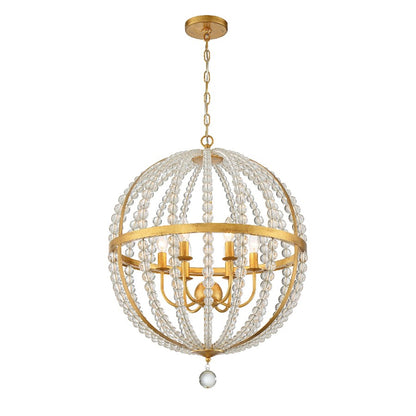 Roxy Chandelier, Antique Gold