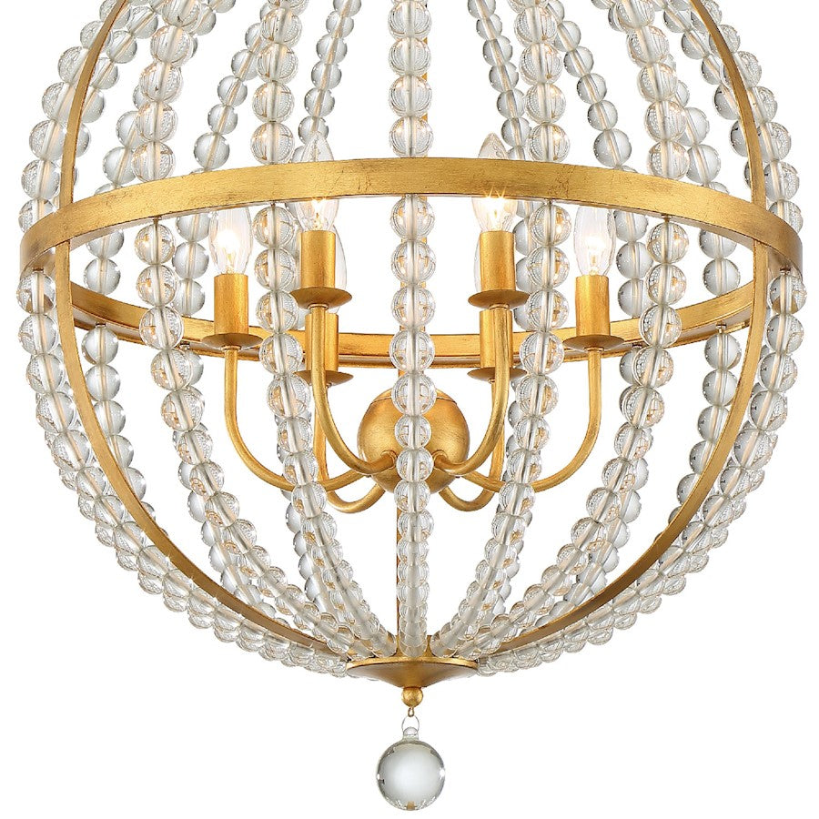 Roxy Chandelier, Antique Gold