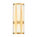 Crystorama Royston 2 Light Wall Sconce, Antique Gold/White - ROY-802-GA