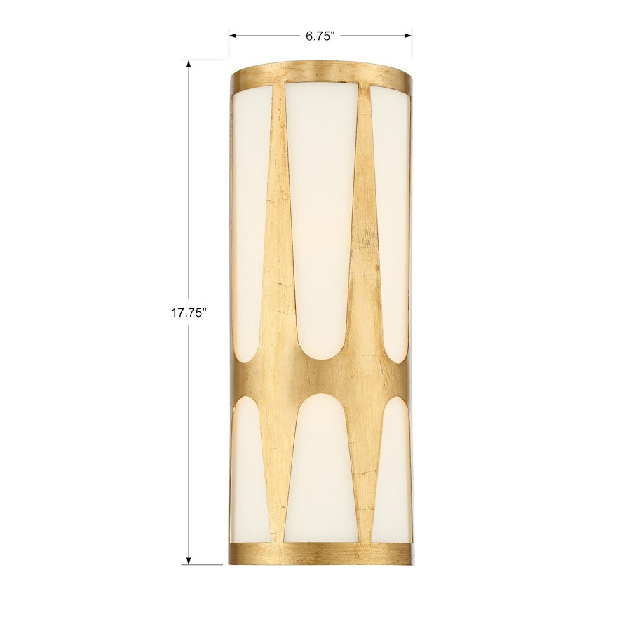 2 Light Wall Sconce