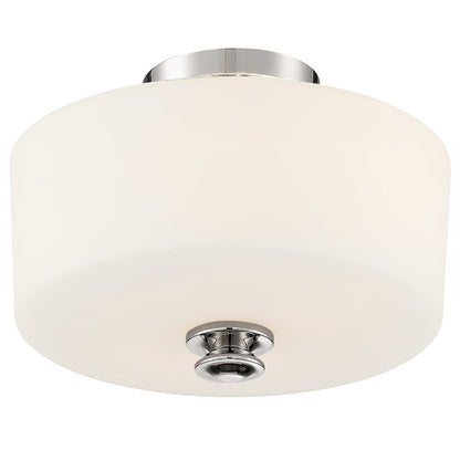 Crystorama Travis 9.25" 2 Light Ceiling Mount