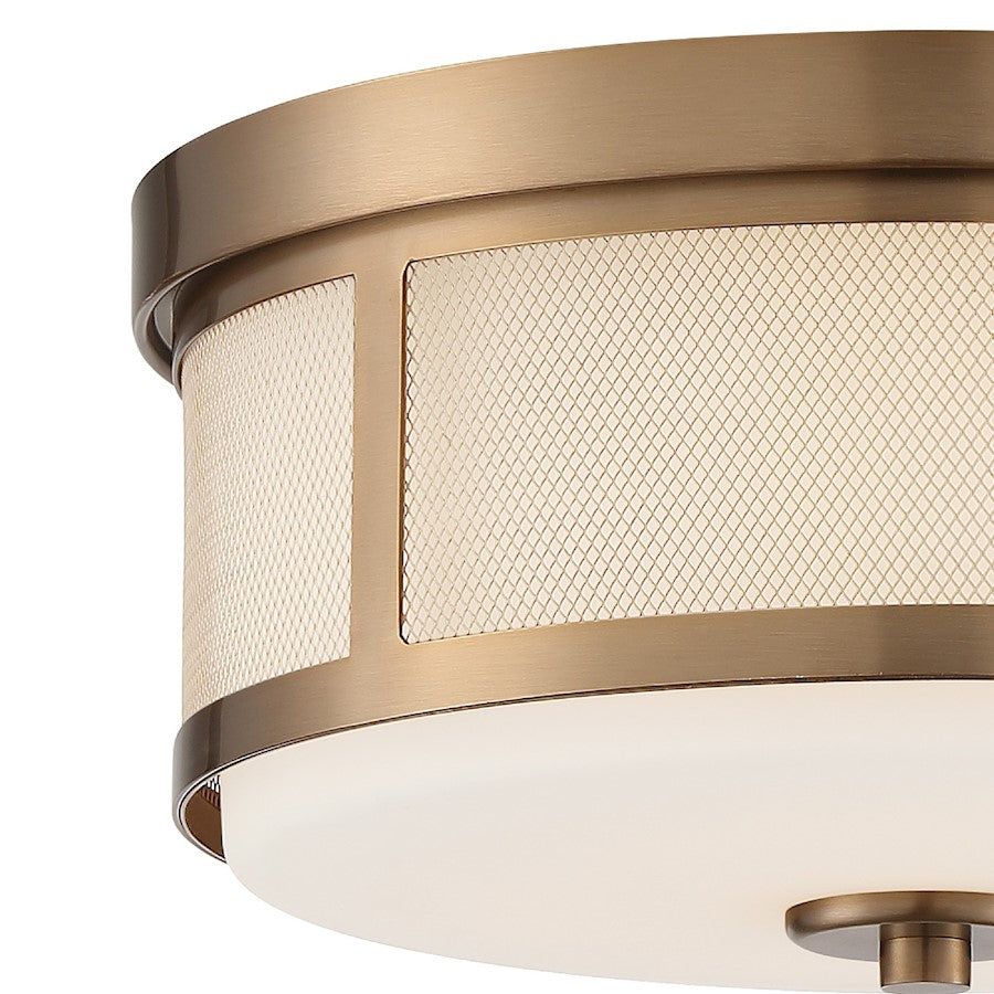 Crystorama Trevor 6.37" 2 Light Ceiling Mount