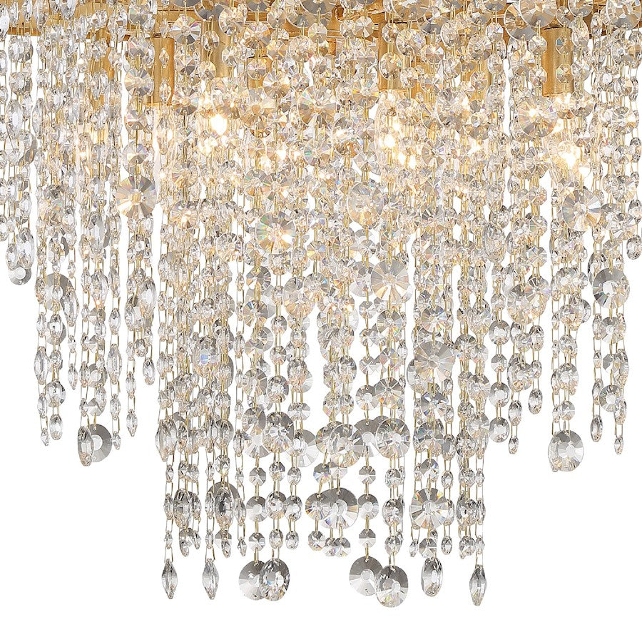 Winham Chandelier, Antique Gold