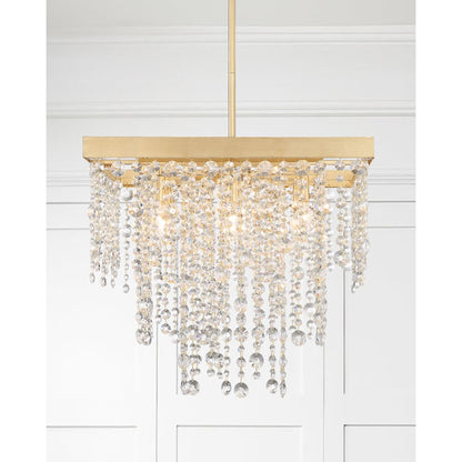 Winham Chandelier, Antique Gold