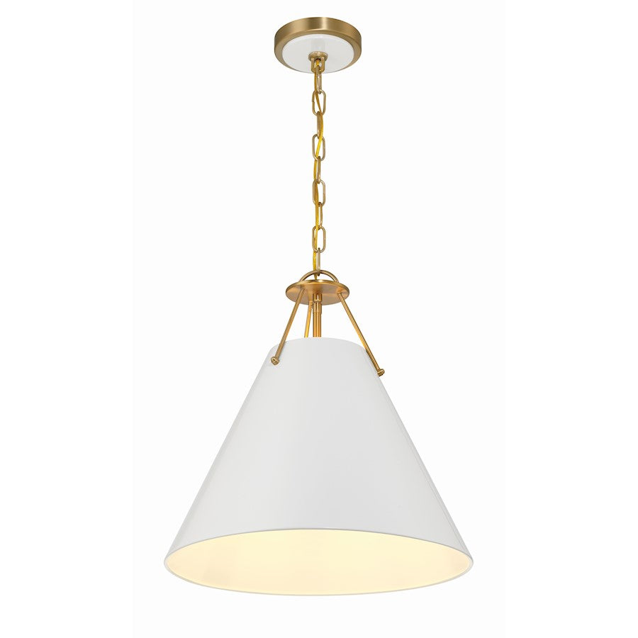 3 Light Pendant, Vibrant Gold