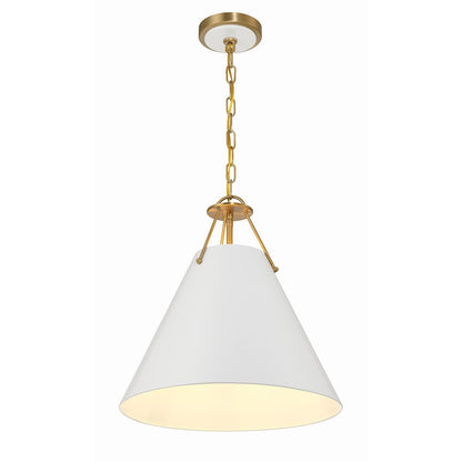 3 Light Pendant, Vibrant Gold